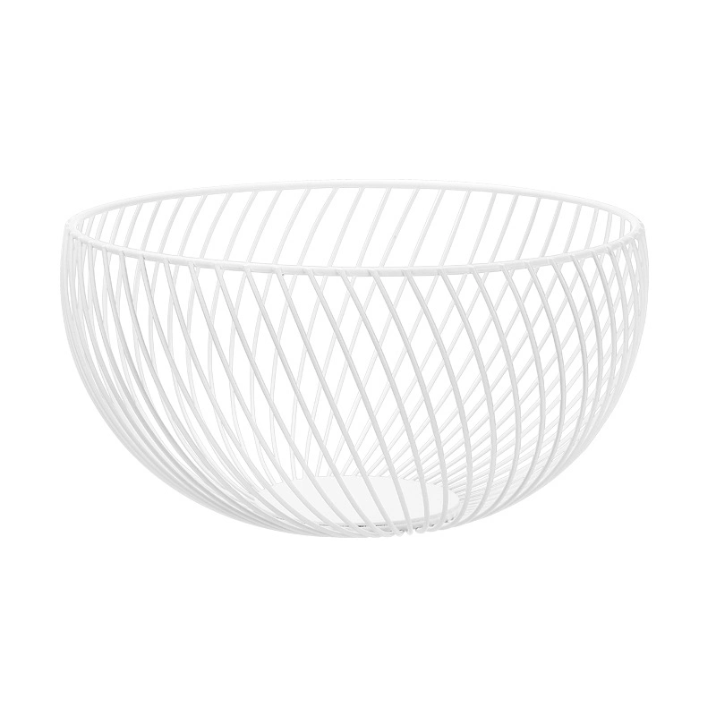 Metal Wire Fruit Basket Kitchen Countertop Fruit Bowl Households Items Storage Wbb16018