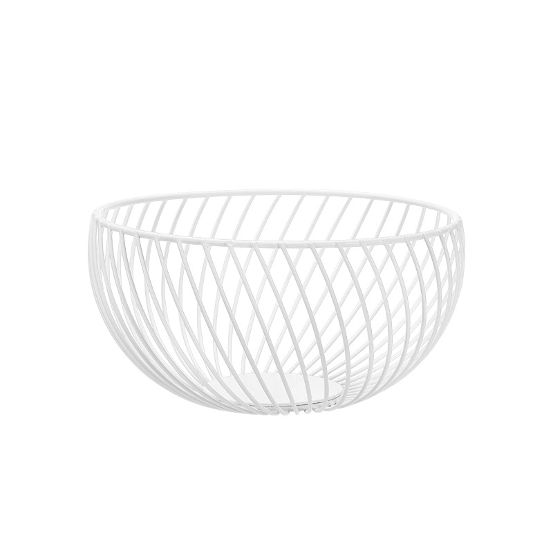 Metal Wire Fruit Basket Kitchen Countertop Fruit Bowl Households Items Storage Wbb16018